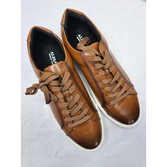 Alfani Men's Grayson Lace-Up Sneakers Shoes Tan Size 9M - Picture 2 of 7